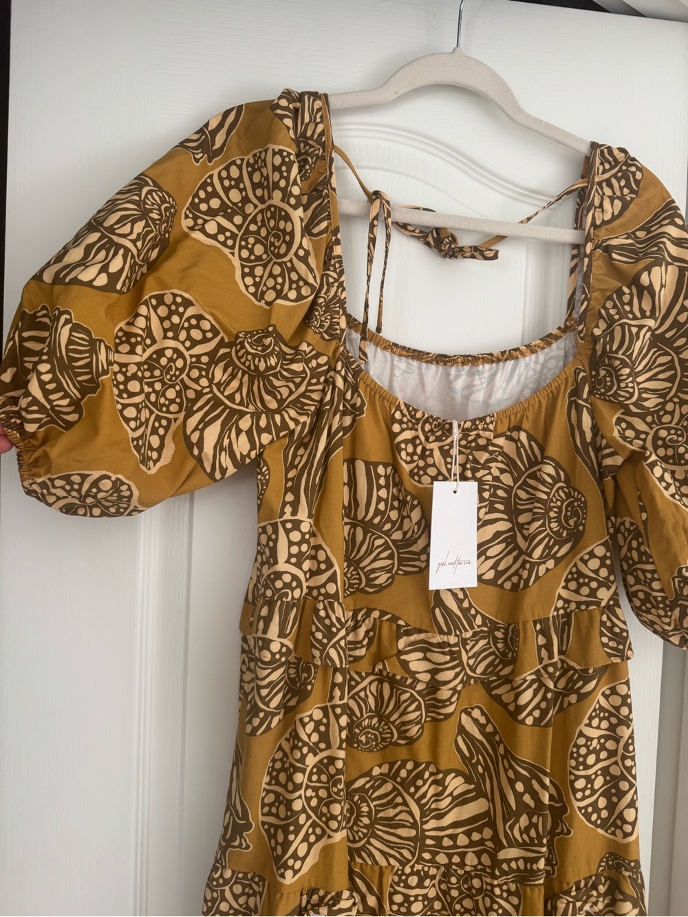 NWT Girl and the sea Joelle maxi dress seashell seachange print 🐚